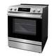 preview thumbnail 7 of 10, 30 in. 6.3 cu. ft. Electric Range with 5 Burner Glass Cooktop and Self Clean Air Fry Oven in Stainless Steel