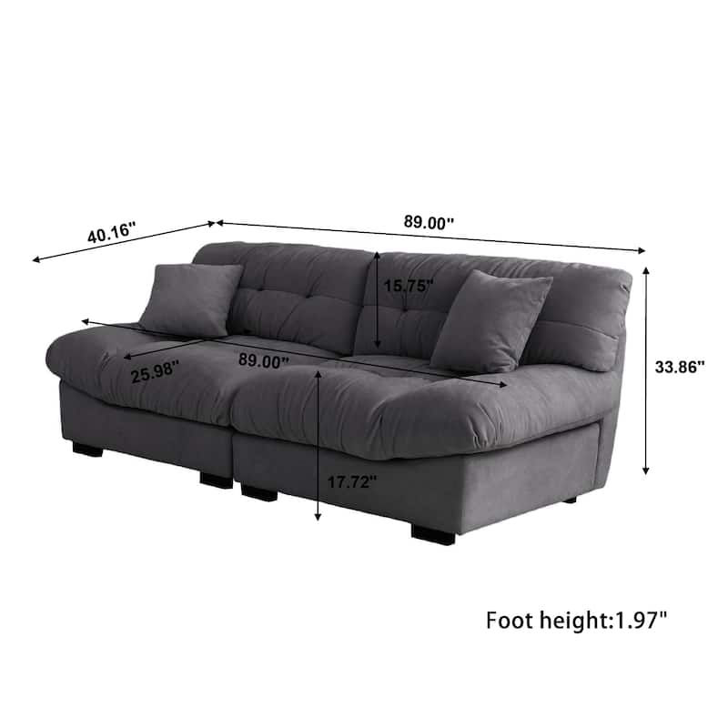 Minimalism Cloud Sofa Loveseat