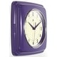 preview thumbnail 22 of 63, Infinity Instruments Retro 9.25-inch Square Wall Clock - 9.25 x 1.875 x 9.5