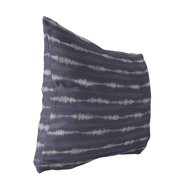 TIEDYE STRIPE NAVY Lumbar Pillow By Jenny Lund Bed Bath & Beyond