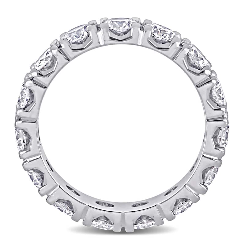 Miadora 3 3/4ct Diamond TDW Eternity Ring in 14k White Gold