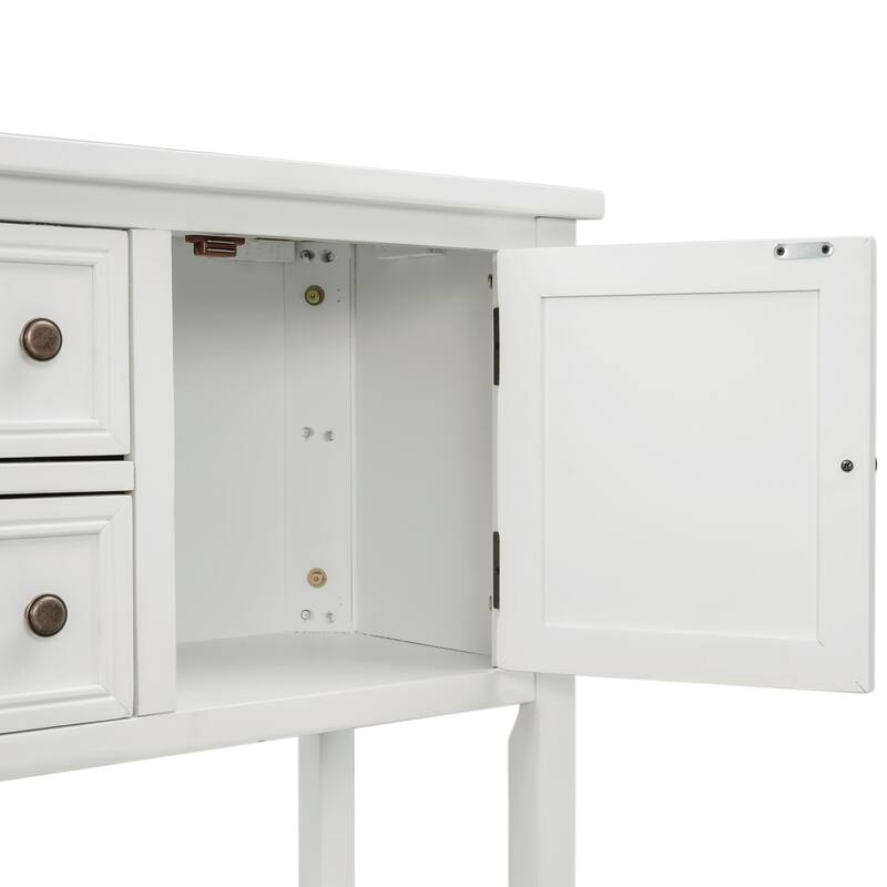 Sideboard Console Table with Bottom Shelf