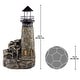 preview thumbnail 8 of 6, Design Toscano Seaside Lighthouse LED Illuminated Cascading Garden Fountain