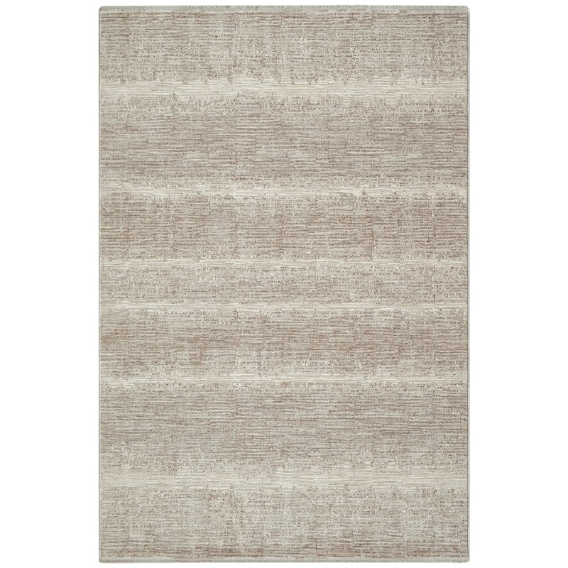 Calvin Klein CK079 Notes Indoor only Abstract Area Rug - Ivory/Grey - 3' 11" x 5' 11" - Rectangle