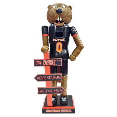 NCAA 12" Oregon State Mascot Nutcracker