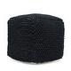 preview thumbnail 4 of 46, Stekar Boho Handcrafted Tufted Fabric Cube Pouf by Christopher Knight Home