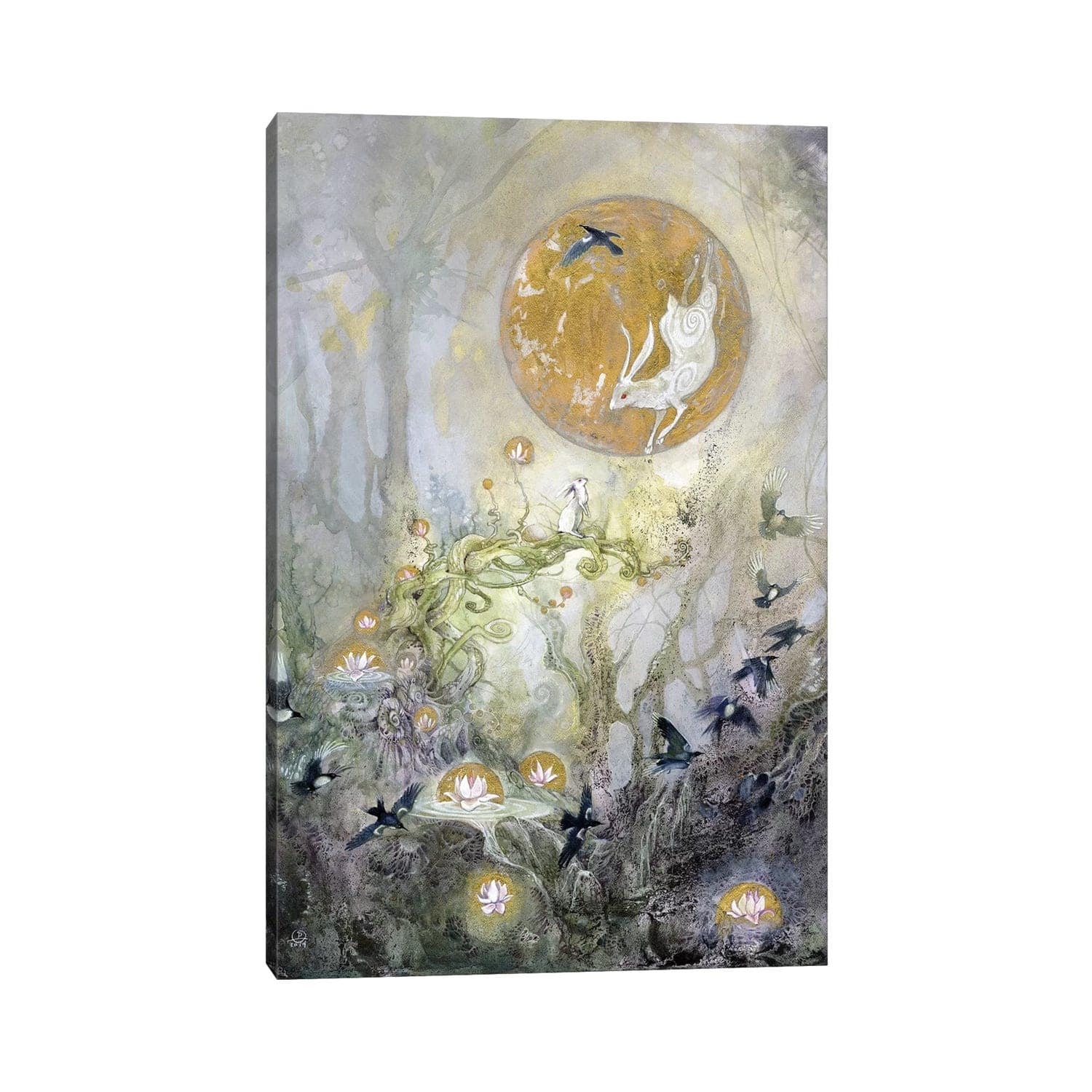 iCanvas "Moongazing" by Stephanie Law Canvas Print