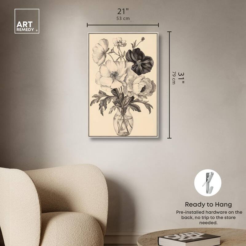 Herbarium's Hush II Canvas by Art Remedy