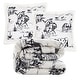 preview thumbnail 121 of 158, Indigo Hill by HiEnd Accents Campfire Sherpa Fleece Throw, 1PC or 3PC 3-Piece - Ranch Life - Black