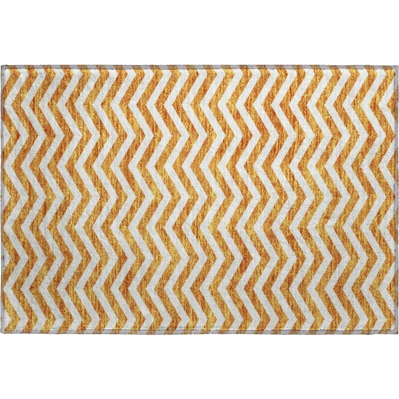 Premium Washable Super Soft Modern Chevron Mayfield Rug