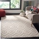 preview thumbnail 15 of 96, SAFAVIEH Handmade Flatweave Dhurries Trudi Modern Moroccan Wool Rug 5' x 8' - Grey/Ivory