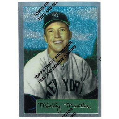 Shop Mickey Mantle 1996 Topps Finest Ny Yankees Commemorative