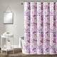 preview thumbnail 17 of 19, Lush Decor Pixie Fox Shower Curtain Purple