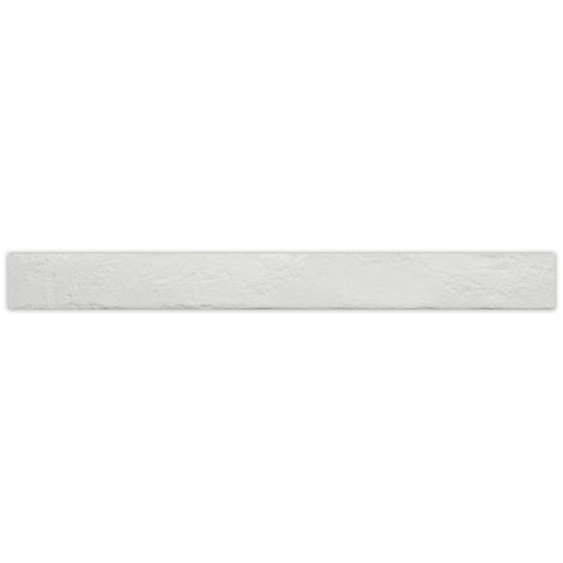 Merola Tile Sedona White 1-7/8" x 17-3/4" Porcelain Floor and Wall Tile