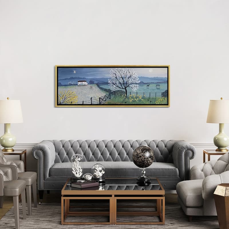 iCanvas "Spring Moon" by Jo Grundy Framed Canvas Print