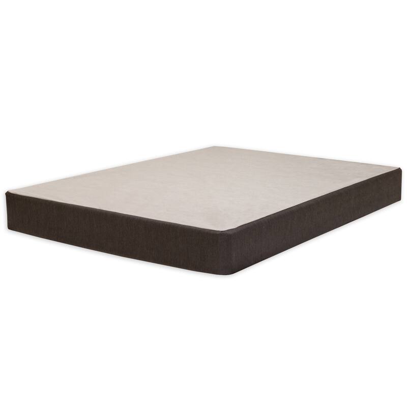 ONETAN , 5” & 8" Easy Wood Box Spring/Foundation with Simple Assembly, White. - Brown - Queen - Low Profile