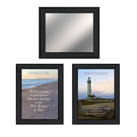 "Character" By Trendy Decor 4U, Ready to Hang Framed Print, Black Frame