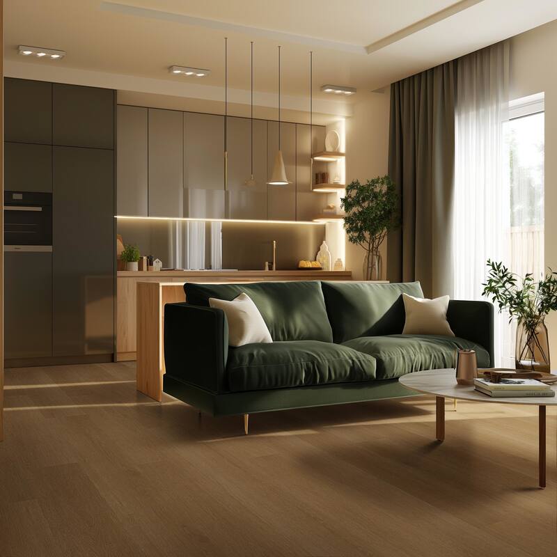 Ackland AKVRC9X48-9030-CA Wiltern 9" x 48" Embossed Vinyl Flooring