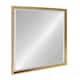 Kate and Laurel Calter Glam Framed Wall Mirror - 28x28 - Gold