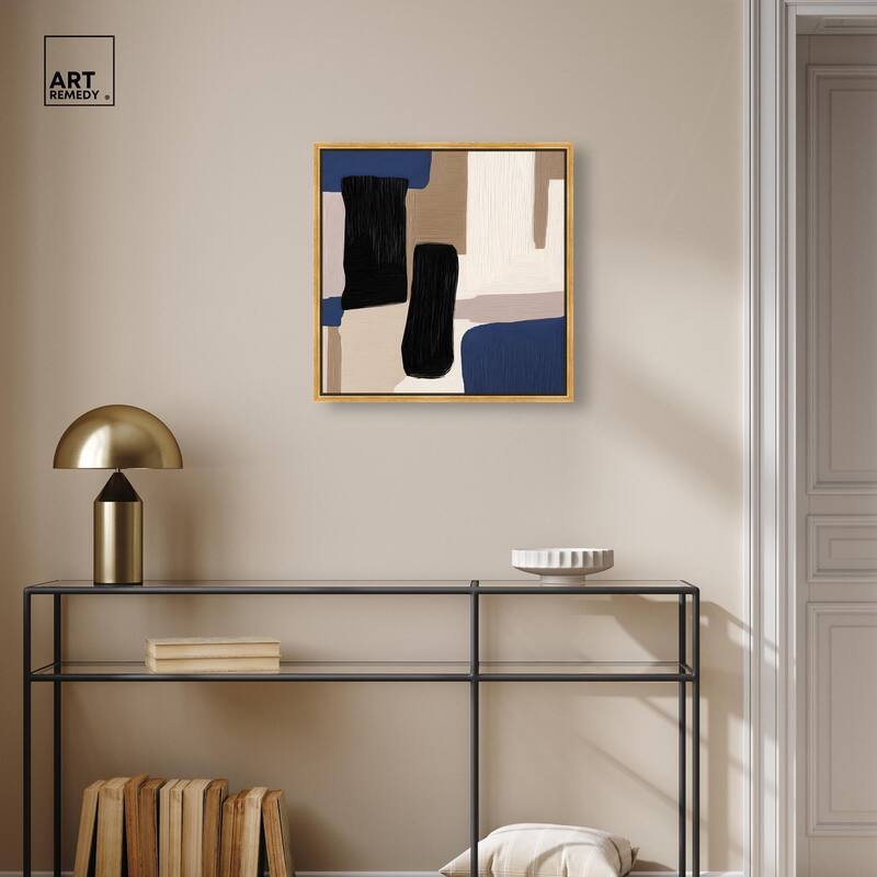 Blue Quietude I Canvas by Art Remedy