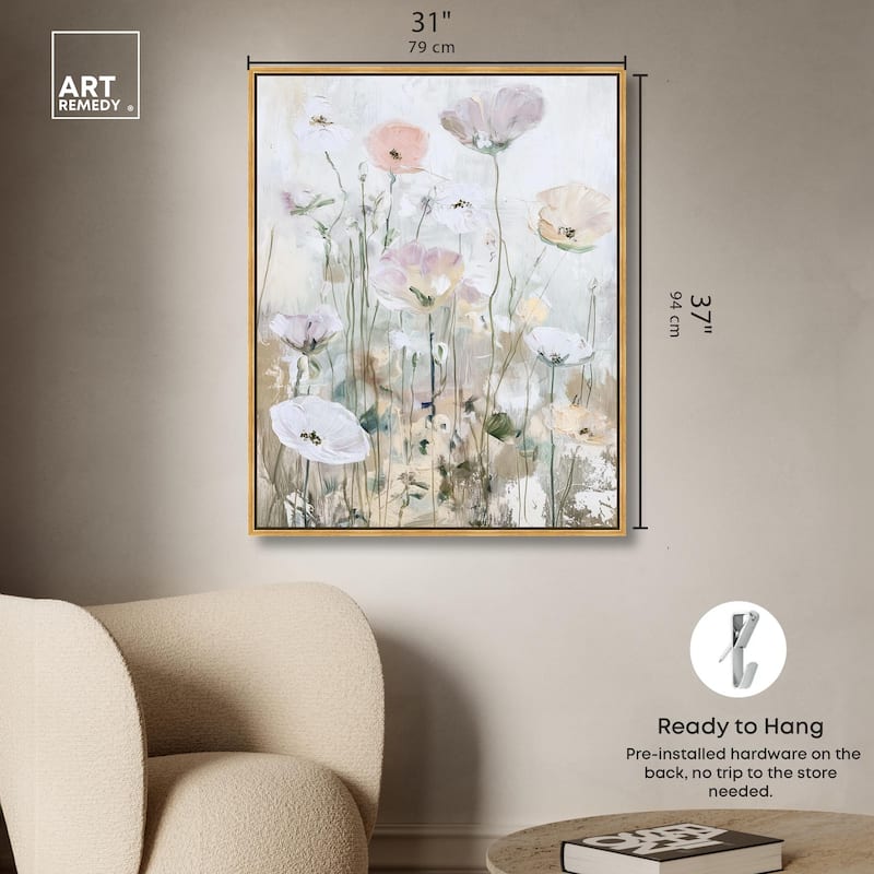 Flourishing Light Canvas by Art Remedy