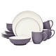 preview thumbnail 30 of 83, Noritake Colorwave 16-Piece Coupe Dinnerware Set, Service For 4 Plum