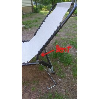 Outsunny 3-Position Portable Reclining Beach Chaise Lounge Folding Chair Outdoor Patio - Cream White