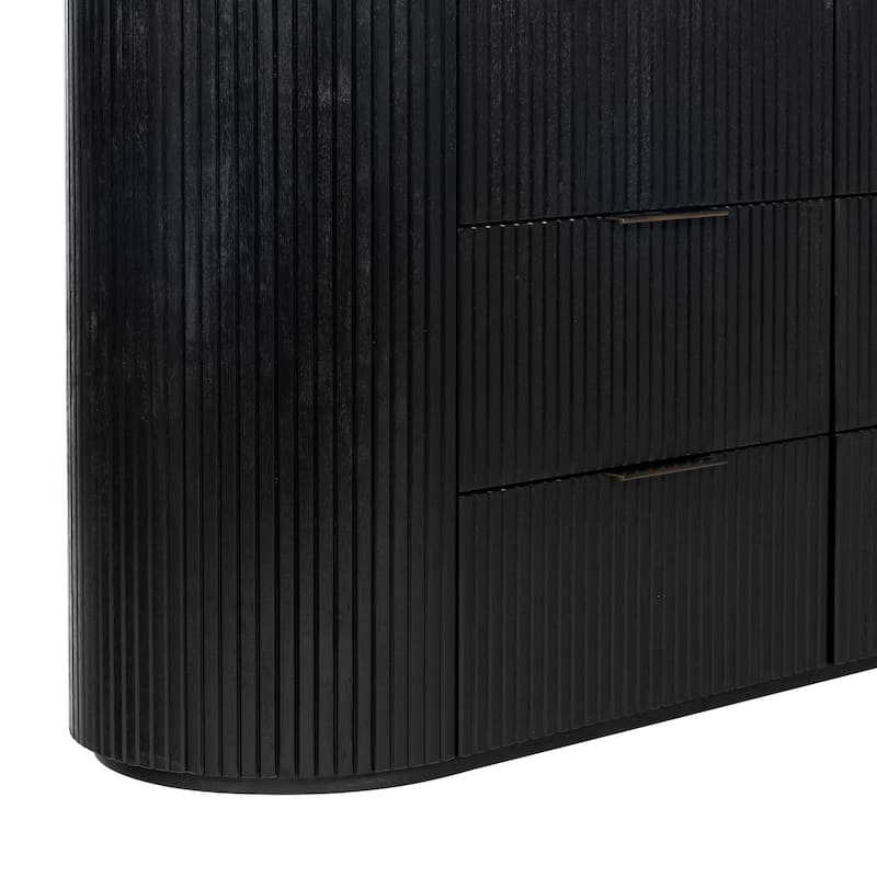 SAFAVIEH Couture Rikki Fluted 6-Drawer Wood Dresser