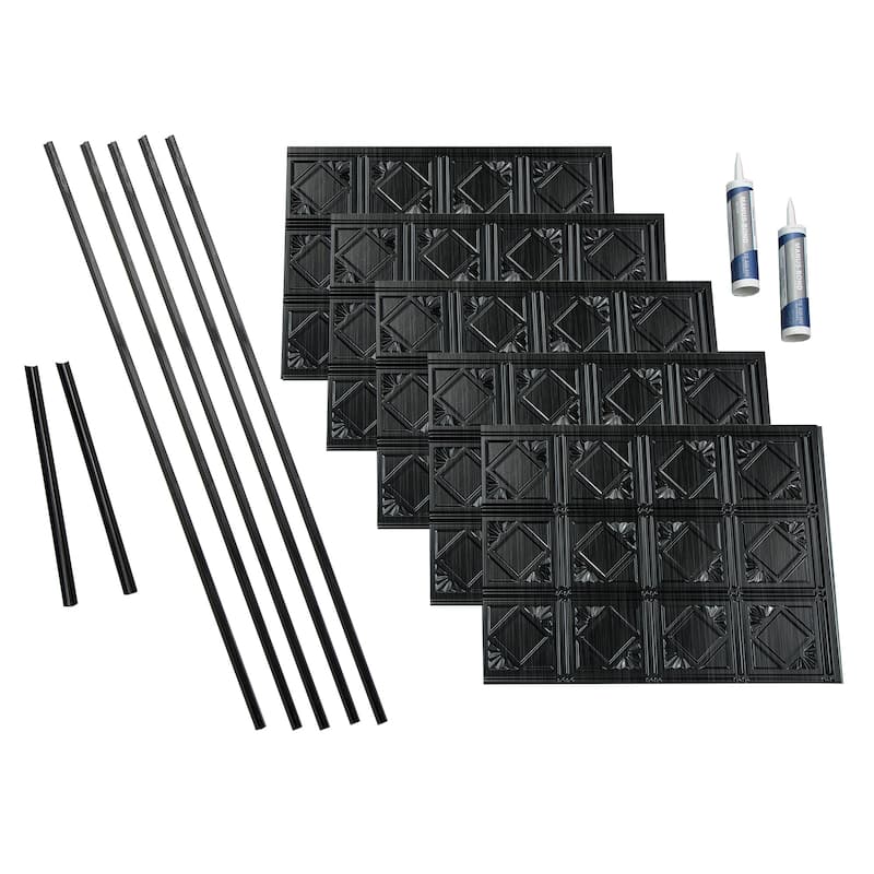 FASÄDE Traditional Style 4 Decorative Vinyl Backsplash Panel