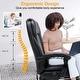 preview thumbnail 32 of 57, EROMMY Heated Massage Executive Office Chair, PU Leather with Retractable Footrest