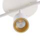 VidaLite Modern LED Track Light, 7W Five Bulb Fixed Rail with Rotating Heads, 3000K, 2450 Lumens, Sand White