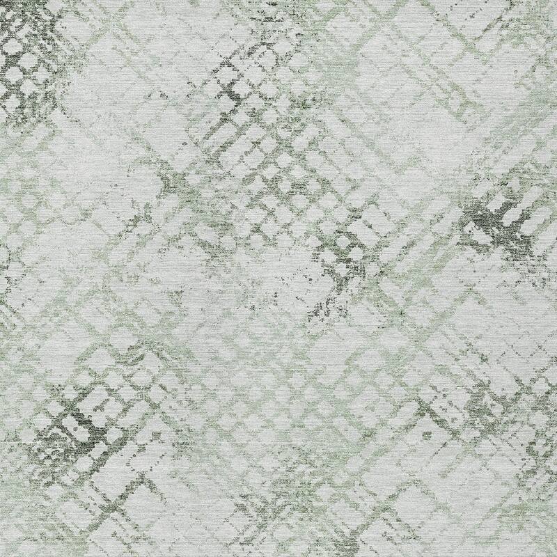 HomeRoots Geometric Transitional Rectangle Outdoor Rug
