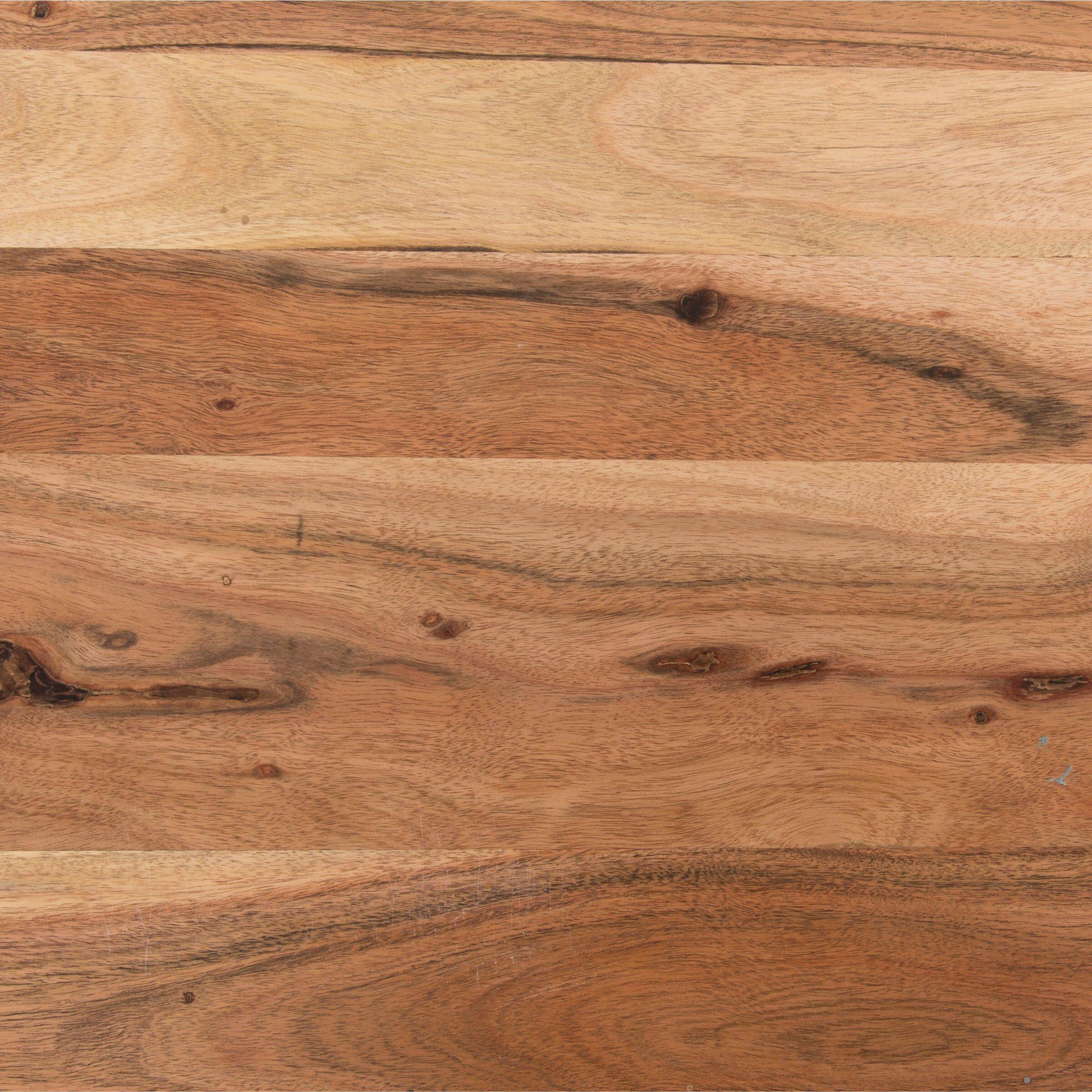 Josie 53 in. Acacia Solid Wood TV Stand with Open Shelf & Doors Fits