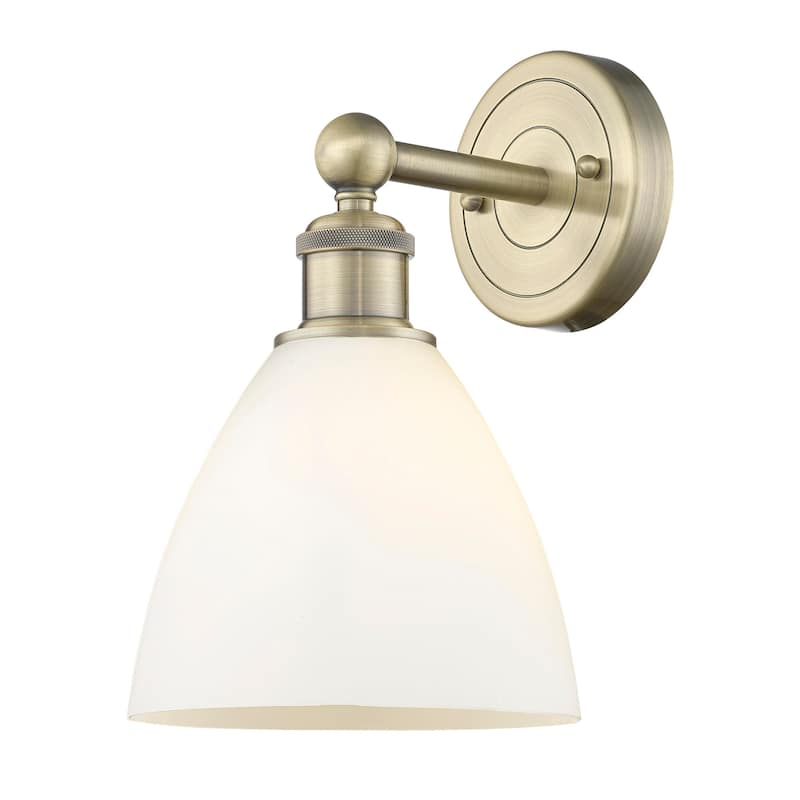 Innovations Lighting 616-1W-12-8 Bristol Sconce Bristol Glass 12" Tall