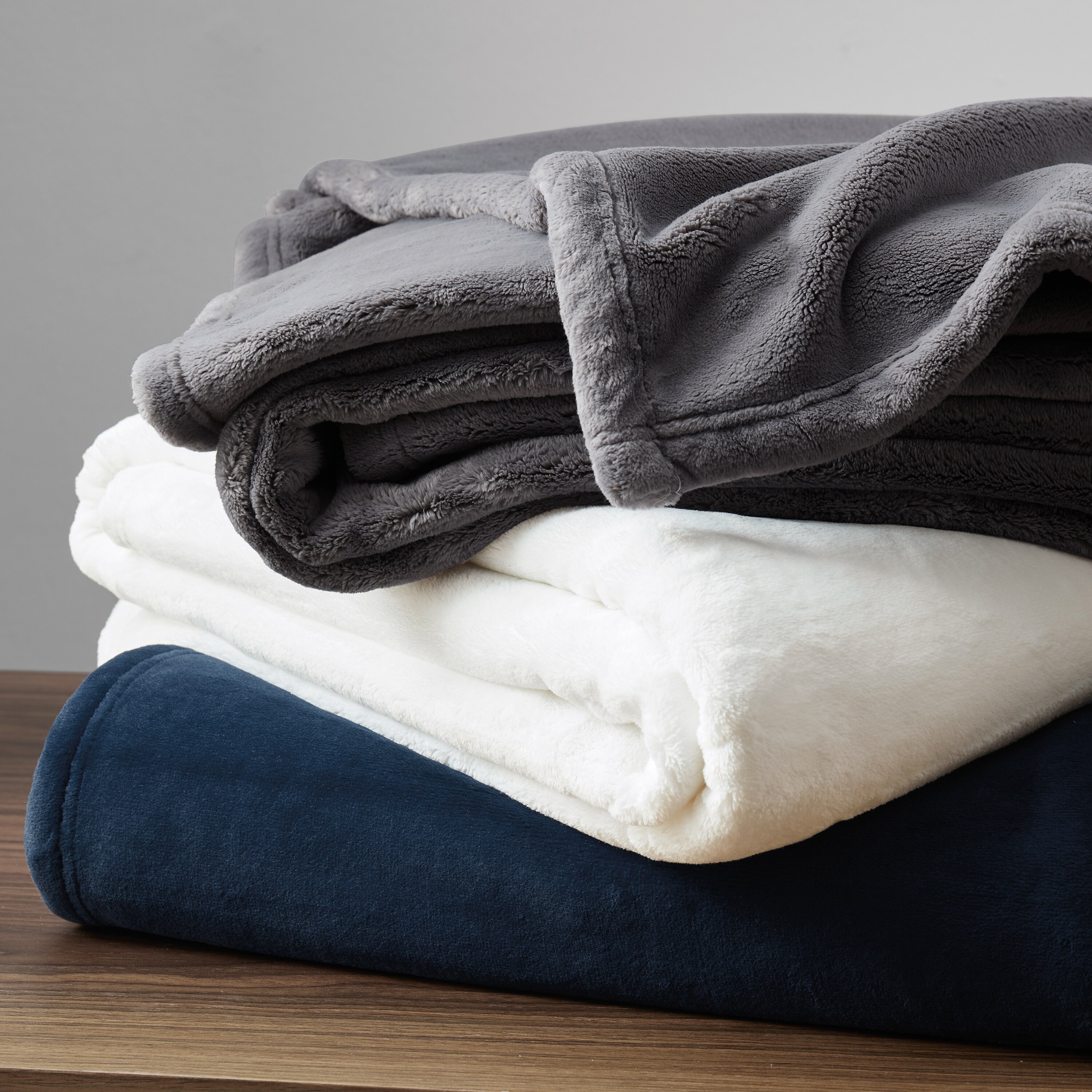 Brookstone Nap Plush Throw White