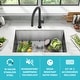 preview thumbnail 3 of 158, KRAUS Standart PRO Undermount Single Bowl Stainless Steel Kitchen Sink
