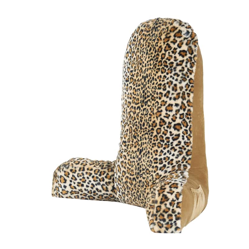 FauxFur Animal Pattern Reading Pillow Cover(Cover ONLY, NO INSERT)