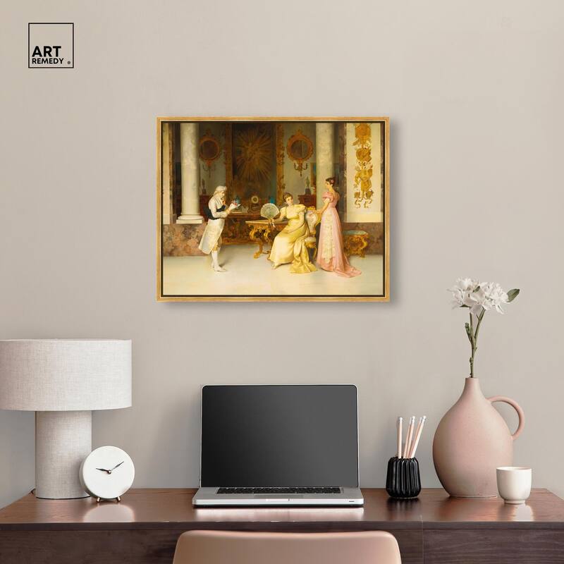 Bashful Suitor Canvas by Art Remedy