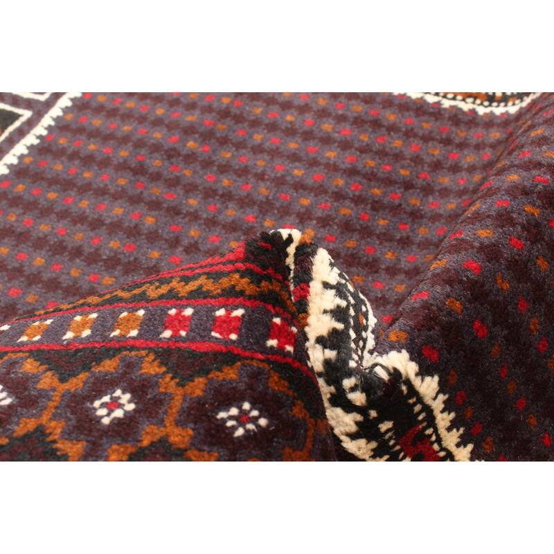 ECARPETGALLERY Hand-knotted Teimani Dark Grey Wool Rug - 2'8 x 4'8