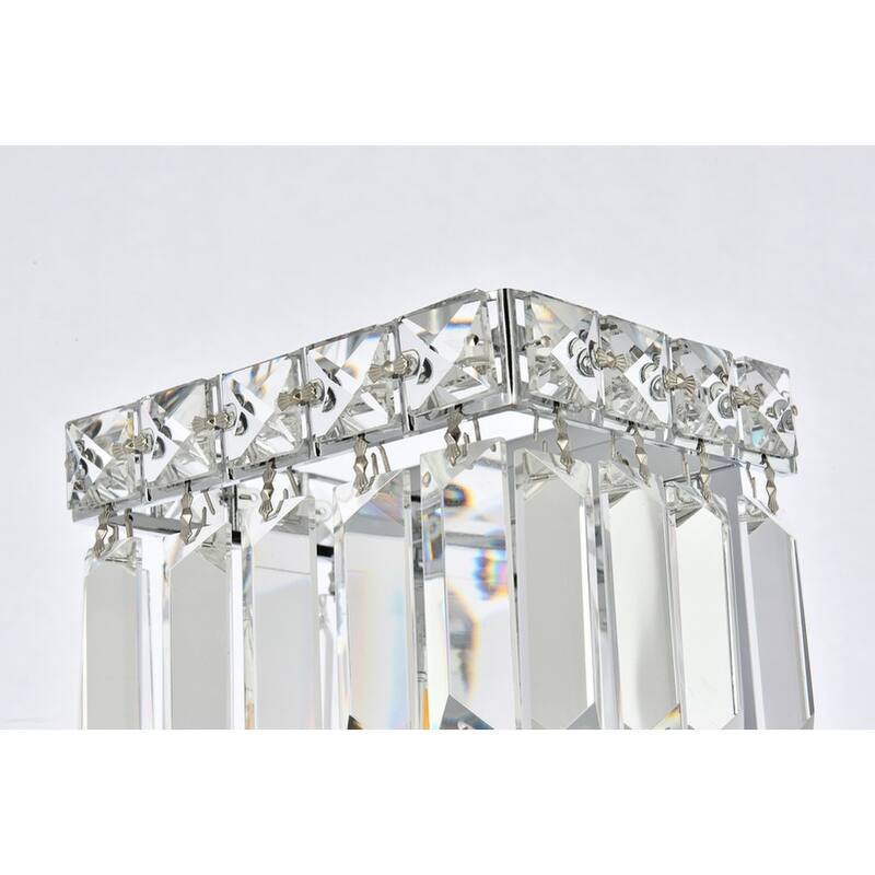 Fleur Illumination 2-light Chrome Wall Sconce