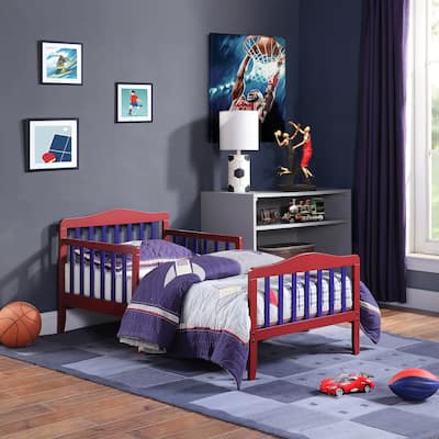 Twain Toddler Bed Red/Blue suitable for kids'bedroom