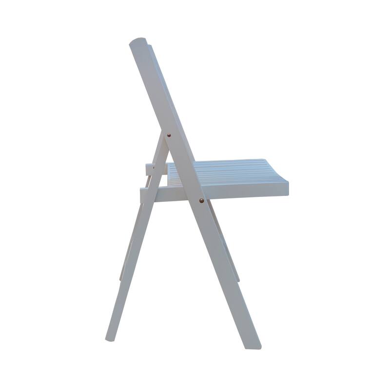 Versatile Slatted Wood Folding Chairs for All Occasions