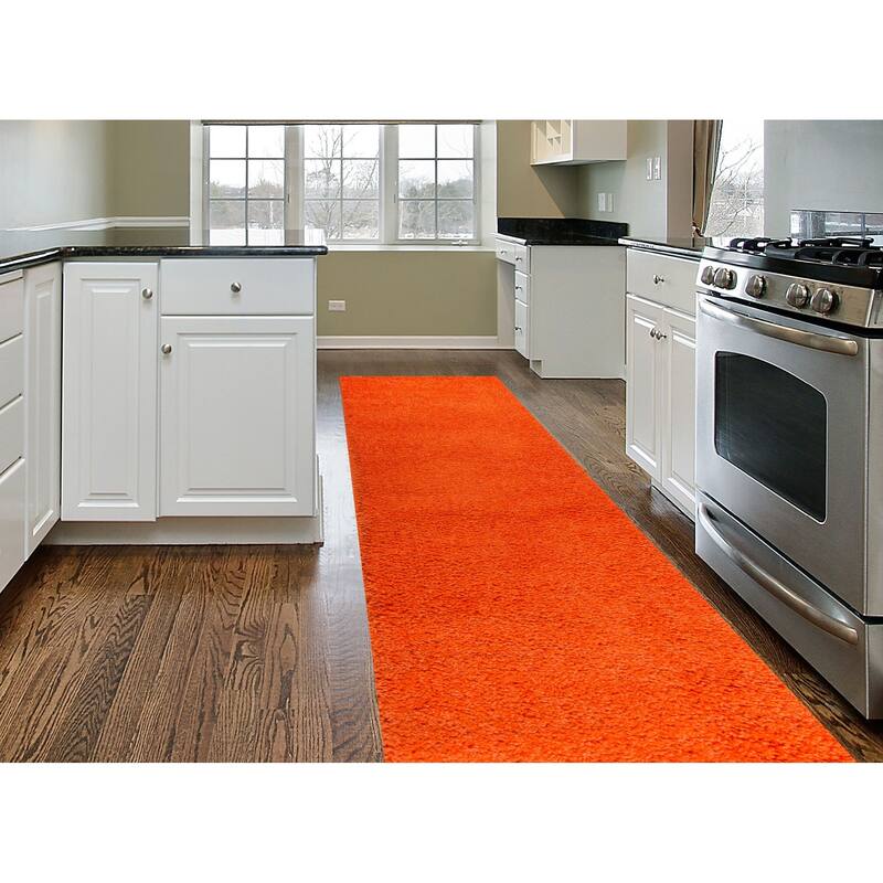 Porch & Den Kerlerec Solid Indoor Shag Area Rug