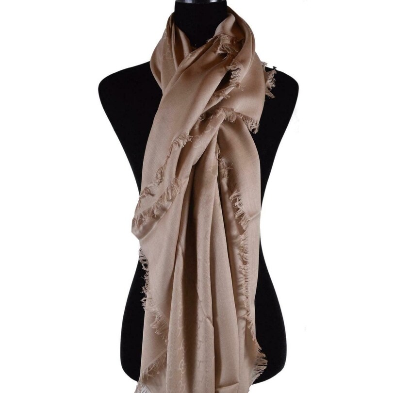 beige gucci scarf