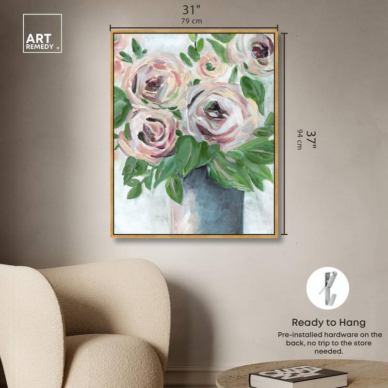Flowers from my Garden Canvas by Art Remedy