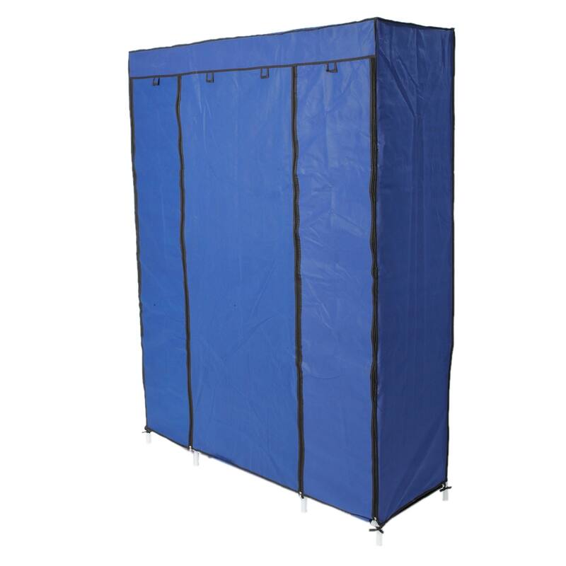 5-Layer 12-Compartment Non-woven Fabric Wardrobe Portable Closet