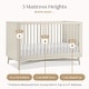 preview thumbnail 4 of 8, Delta Children Dylan 4-in-1 Convertible Crib Natural