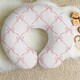 preview thumbnail 4 of 4, Sweet Jojo Designs Pink Bows Girl 2 Pack 100% Cotton Muslin Nursing Pillow Covers - Solid Blush, Bow for the Ballet Collection
