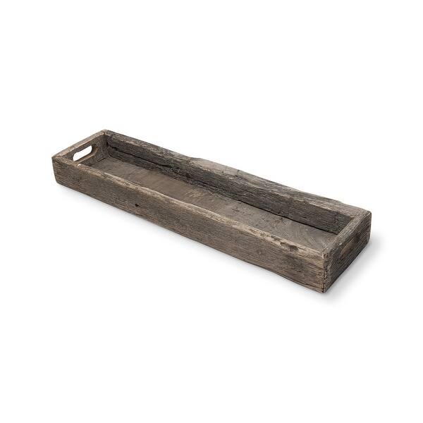 Meduim Natural Brown Reclaimed Wood With Grains And Knots Highlight Tray Meduim Natural Brown Reclaimed Wood With Grains And Knots Highlight Tray