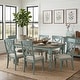 preview thumbnail 1 of 14, The Gray Barn Spring Mount Table with Cross Back Chairs 7-piece Dining Set